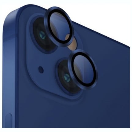 Защитное стекло камеры на iPhone 14 /14 Plus, синий